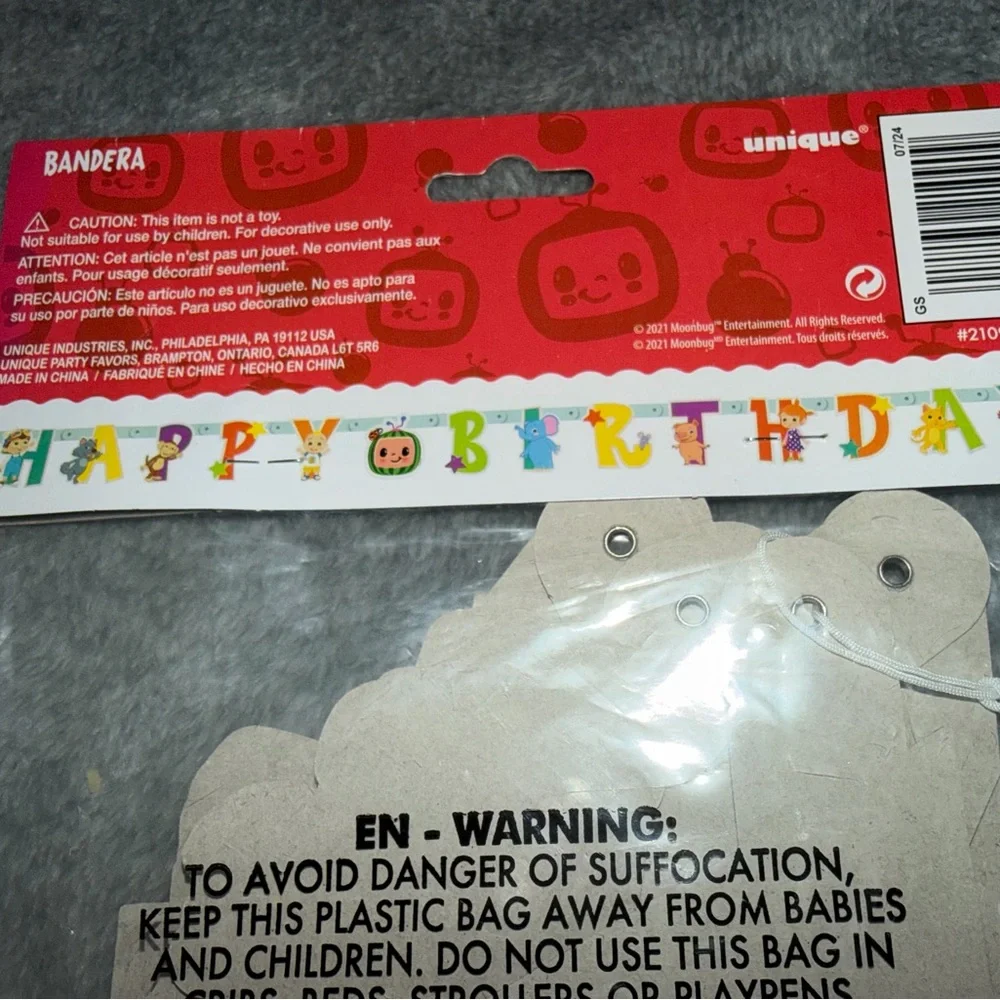 CoComelon HAPPY BIRTHDAY BANNER - 6 Ft Long
